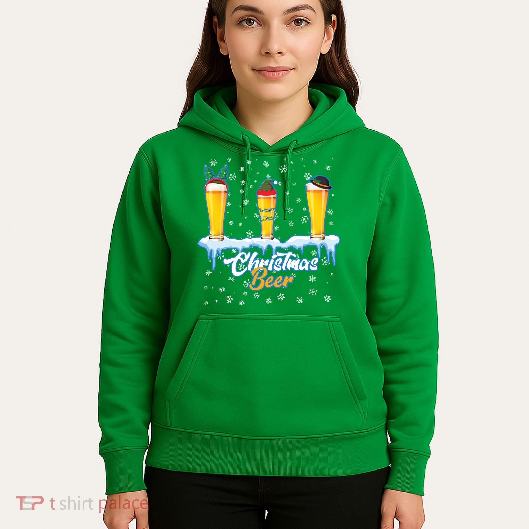 Funny Christmas Beer Hoodie