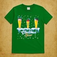 Funny Christmas Beer T-Shirt thumb 5