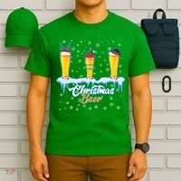 Funny Christmas Beer T-Shirt thumb 6