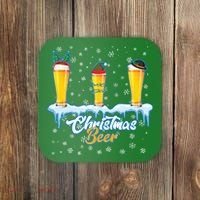Funny Christmas Beer Coaster thumb 0