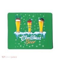 Funny Christmas Beer Mousepad thumb 0