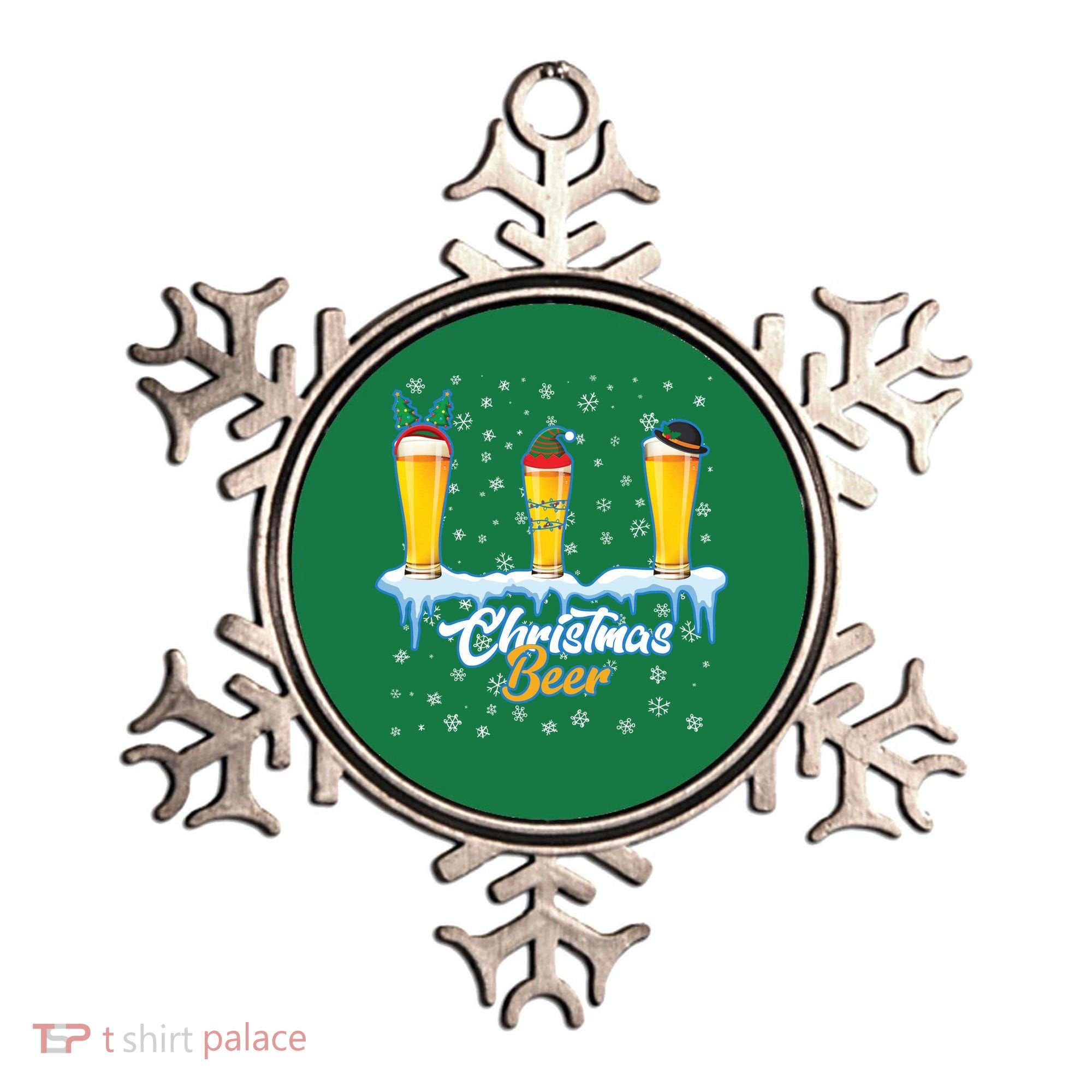Funny Christmas Beer Ornament