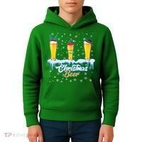Funny Christmas Beer Kids Hoodie thumb 4
