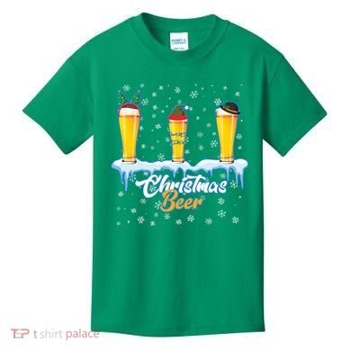 Funny Christmas Beer Kids T-Shirt