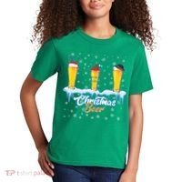 Funny Christmas Beer Kids T-Shirt thumb 2