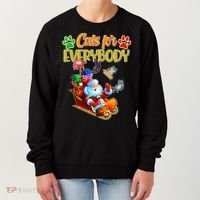 Funny Christmas Cats For Everyone Santa Claus Women's Sweatshirt thumb 0