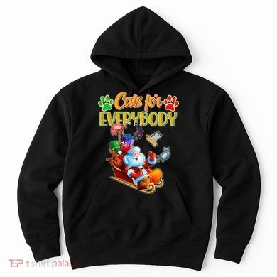 Funny Christmas Cats For Everyone Santa Claus Hoodie
