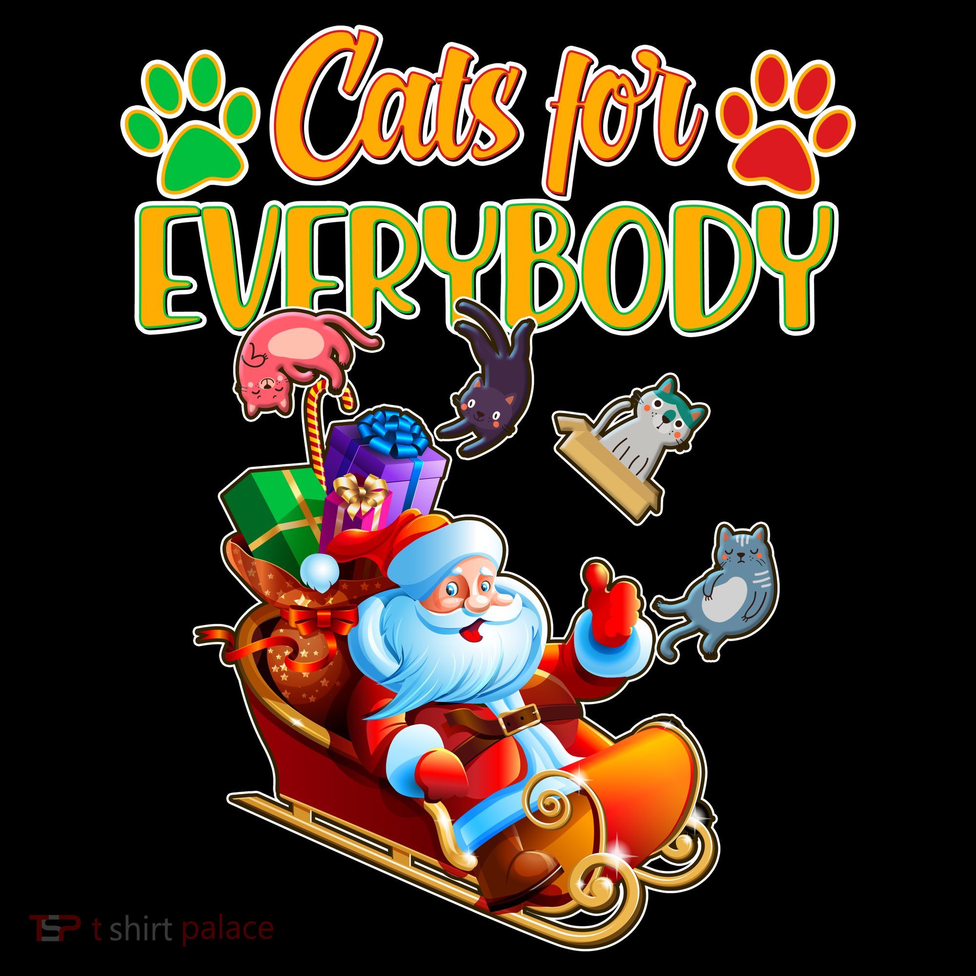 Funny Christmas Cats For Everyone Santa Claus Coffee Mug