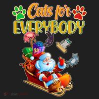 Funny Christmas Cats For Everyone Santa Claus Beanie thumb 2
