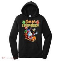 Funny Christmas Cats For Everyone Santa Claus Women's Hoodie thumb 0