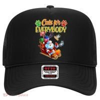 Funny Christmas Cats For Everyone Santa Claus Hat thumb 0