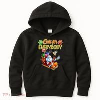 Funny Christmas Cats For Everyone Santa Claus Kids Hoodie thumb 0