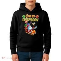 Funny Christmas Cats For Everyone Santa Claus Kids Hoodie thumb 4