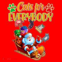 Funny Christmas Cats For Everyone Santa Claus Santa Hat thumb 1