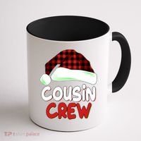 Funny Christmas Cousin Crew Matching Family Shirts Coffee Mug thumb 1