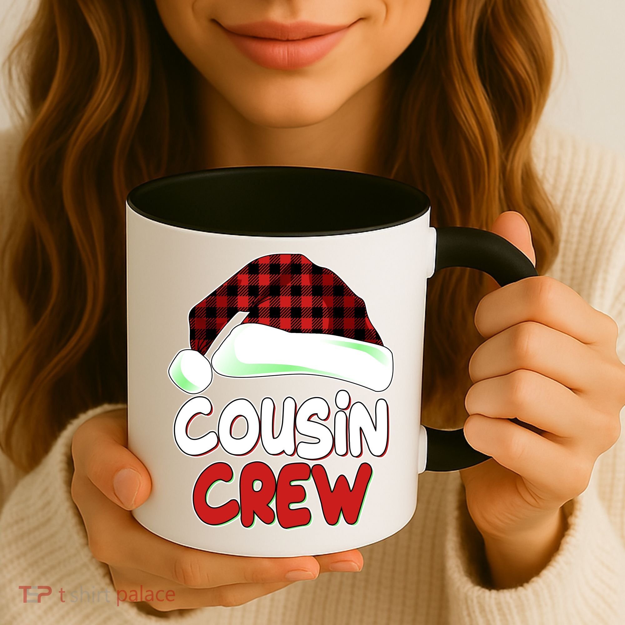 Funny Christmas Cousin Crew Matching Family Shirts Coffee Mug