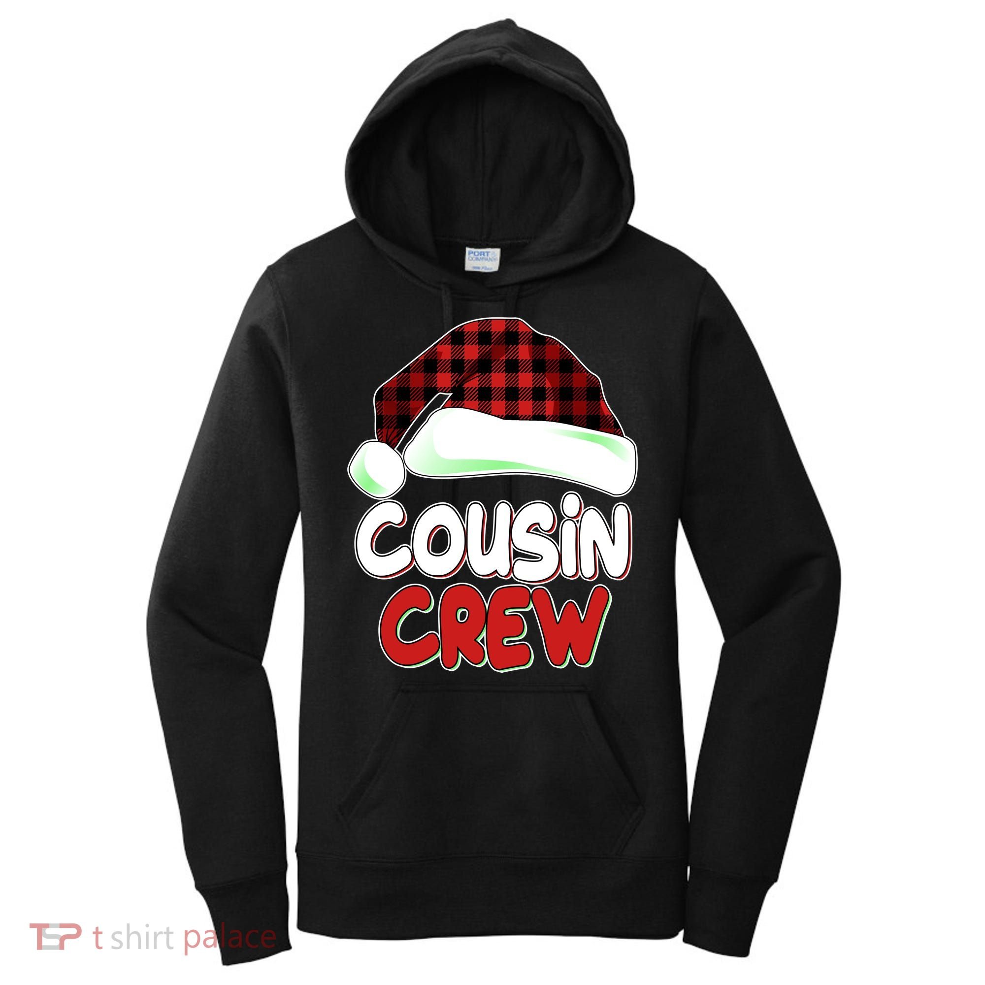 Funny Christmas Cousin Crew Matching Family Shirts Women's Hoodie