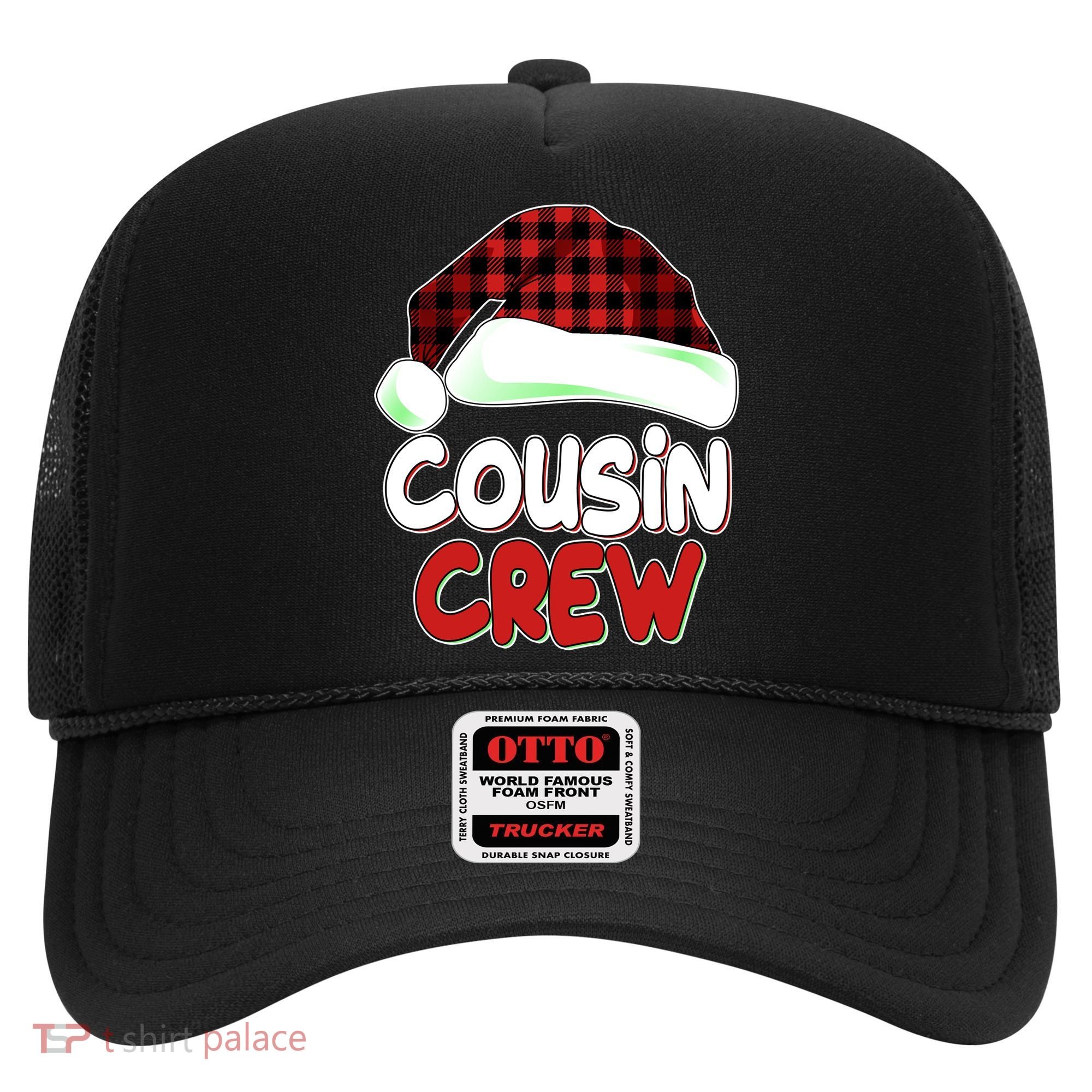 Funny Christmas Cousin Crew Matching Family Shirts Hat