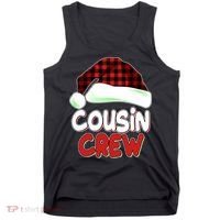 Funny Christmas Cousin Crew Matching Family Shirts Tank Top thumb 0