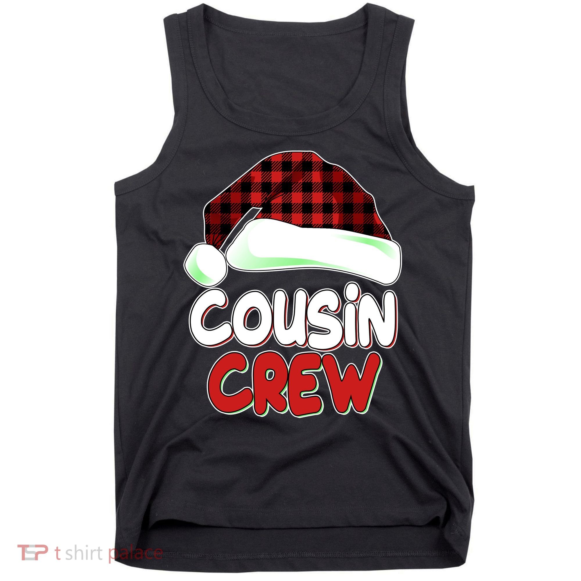 Funny Christmas Cousin Crew Matching Family Shirts Tank Top