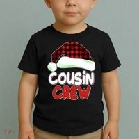 Funny Christmas Cousin Crew Matching Family Shirts Toddler T-Shirt thumb 2