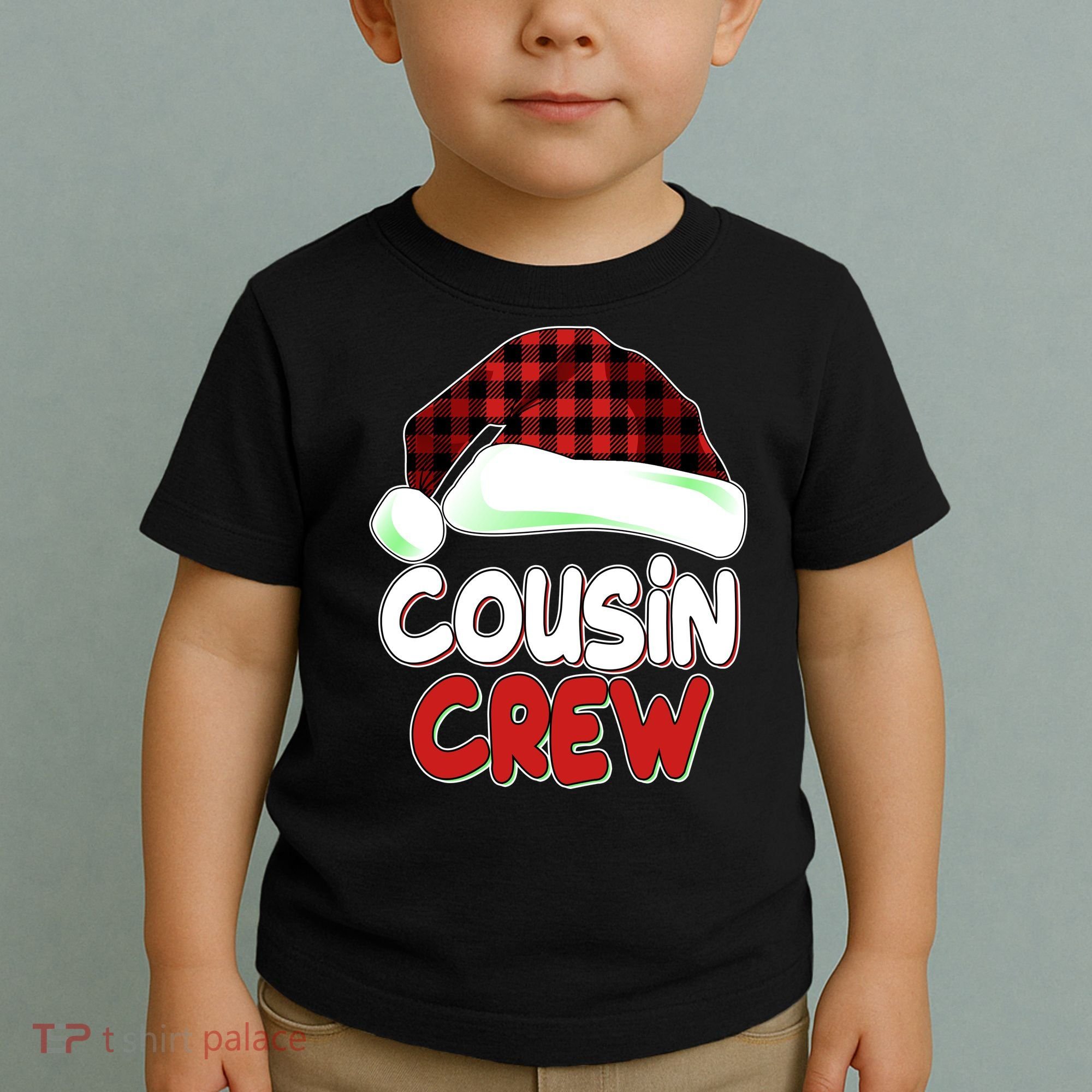 Funny Christmas Cousin Crew Matching Family Shirts Toddler T-Shirt