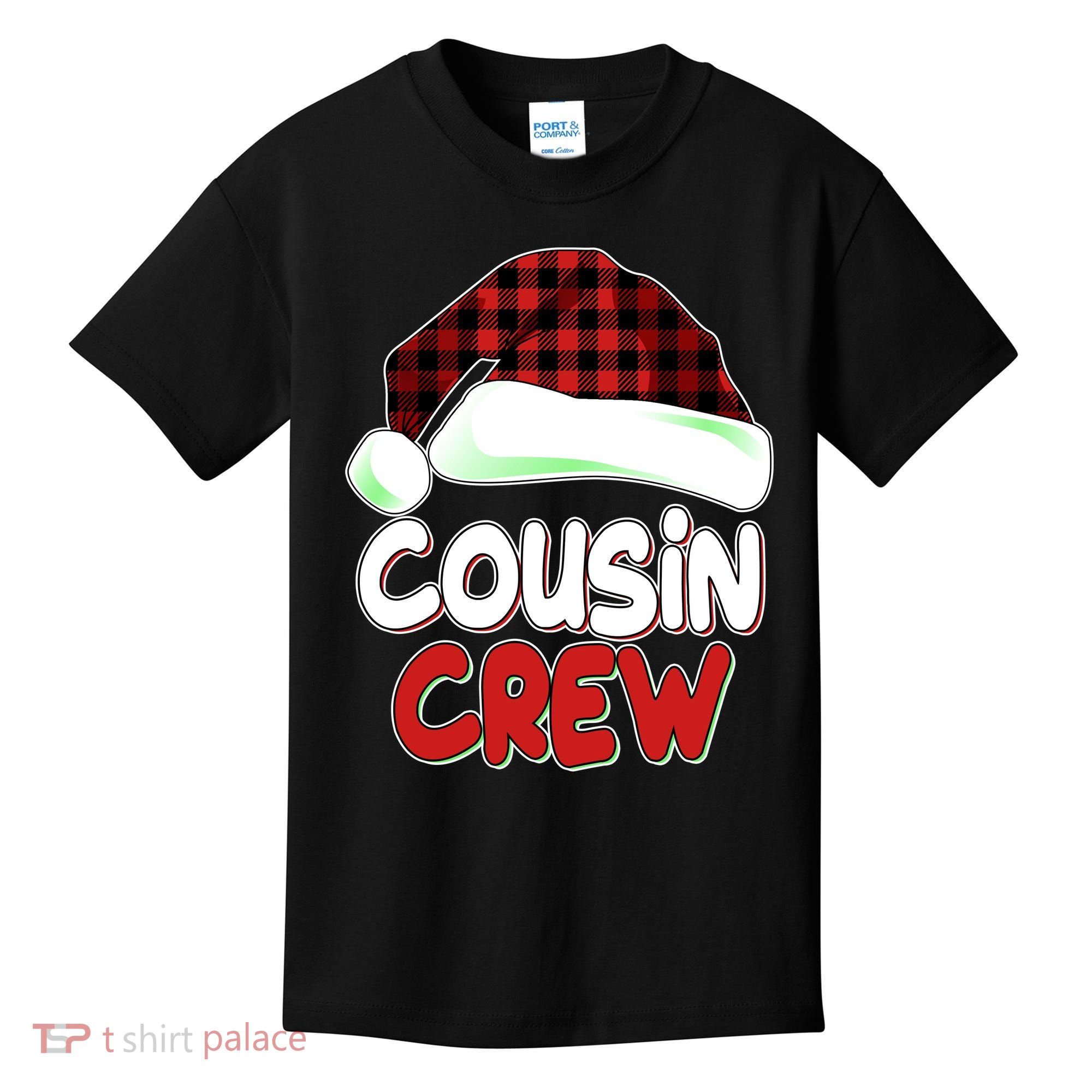 Funny Christmas Cousin Crew Matching Family Shirts Kids T-Shirt