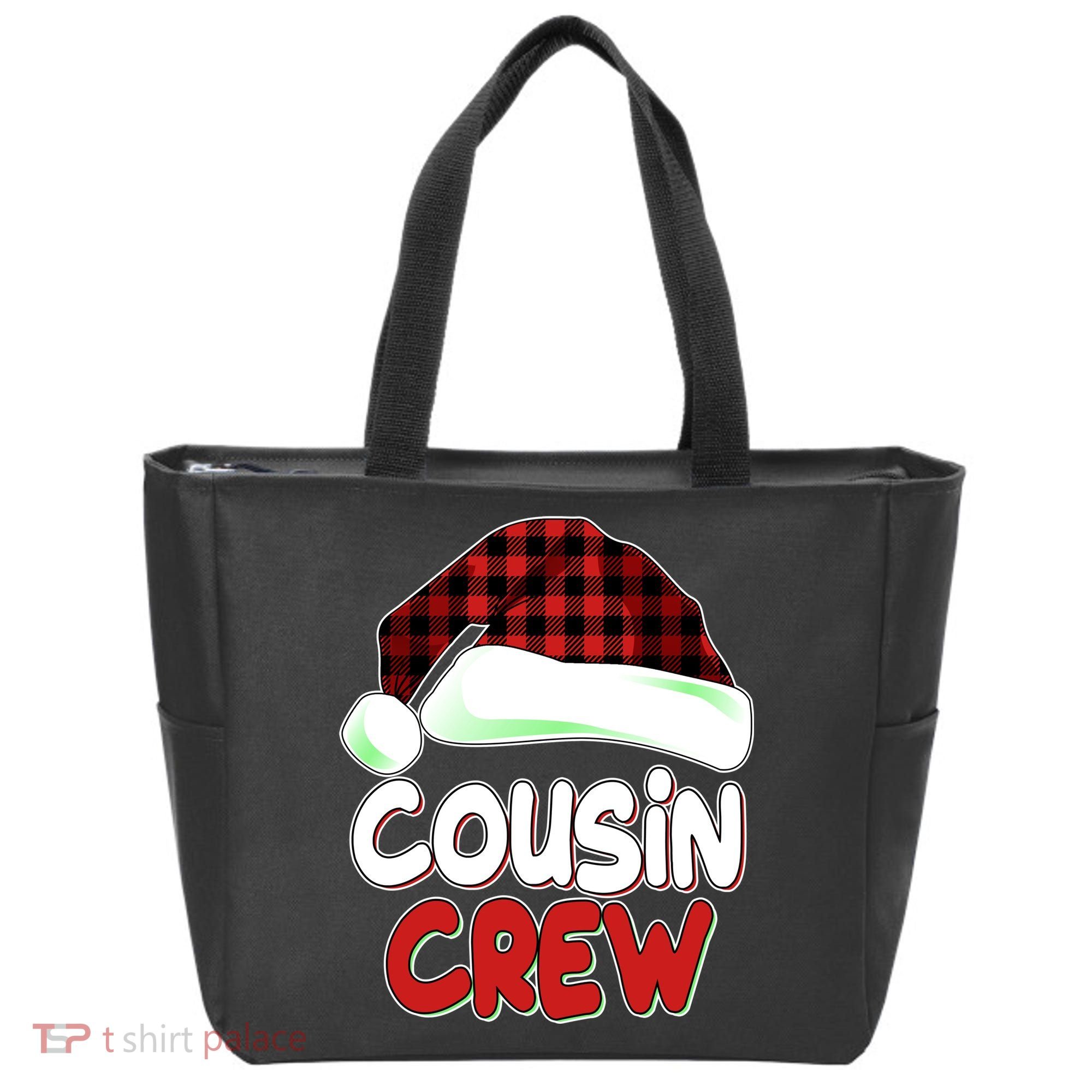 Funny Christmas Cousin Crew Matching Family Shirts Tote Bag
