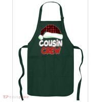 Funny Christmas Cousin Crew Matching Family Shirts Apron thumb 0