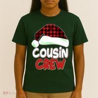 Funny Christmas Cousin Crew Matching Family Shirts T-Shirt thumb 4