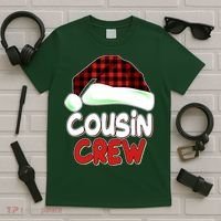 Funny Christmas Cousin Crew Matching Family Shirts T-Shirt thumb 5