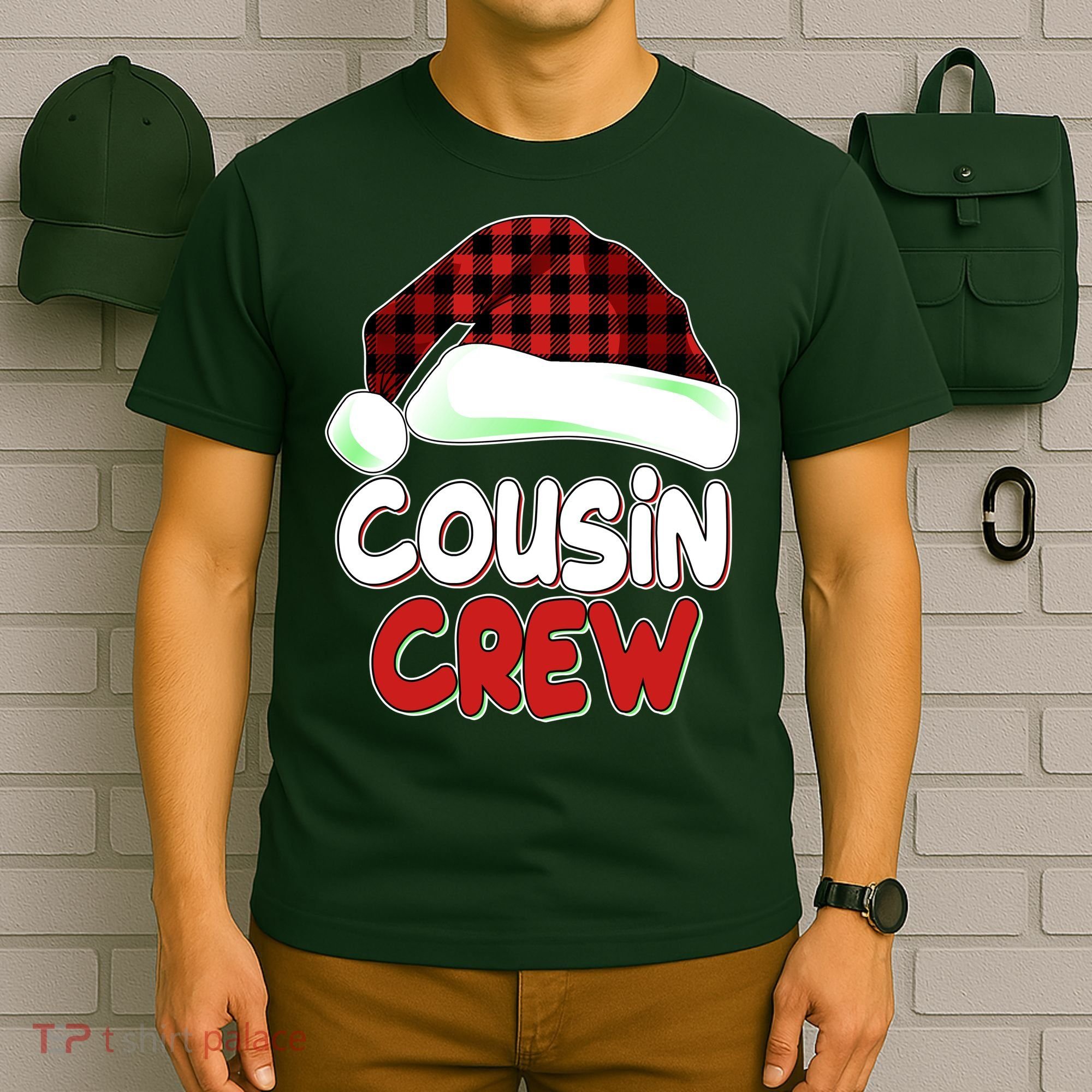 Funny Christmas Cousin Crew Matching Family Shirts T-Shirt