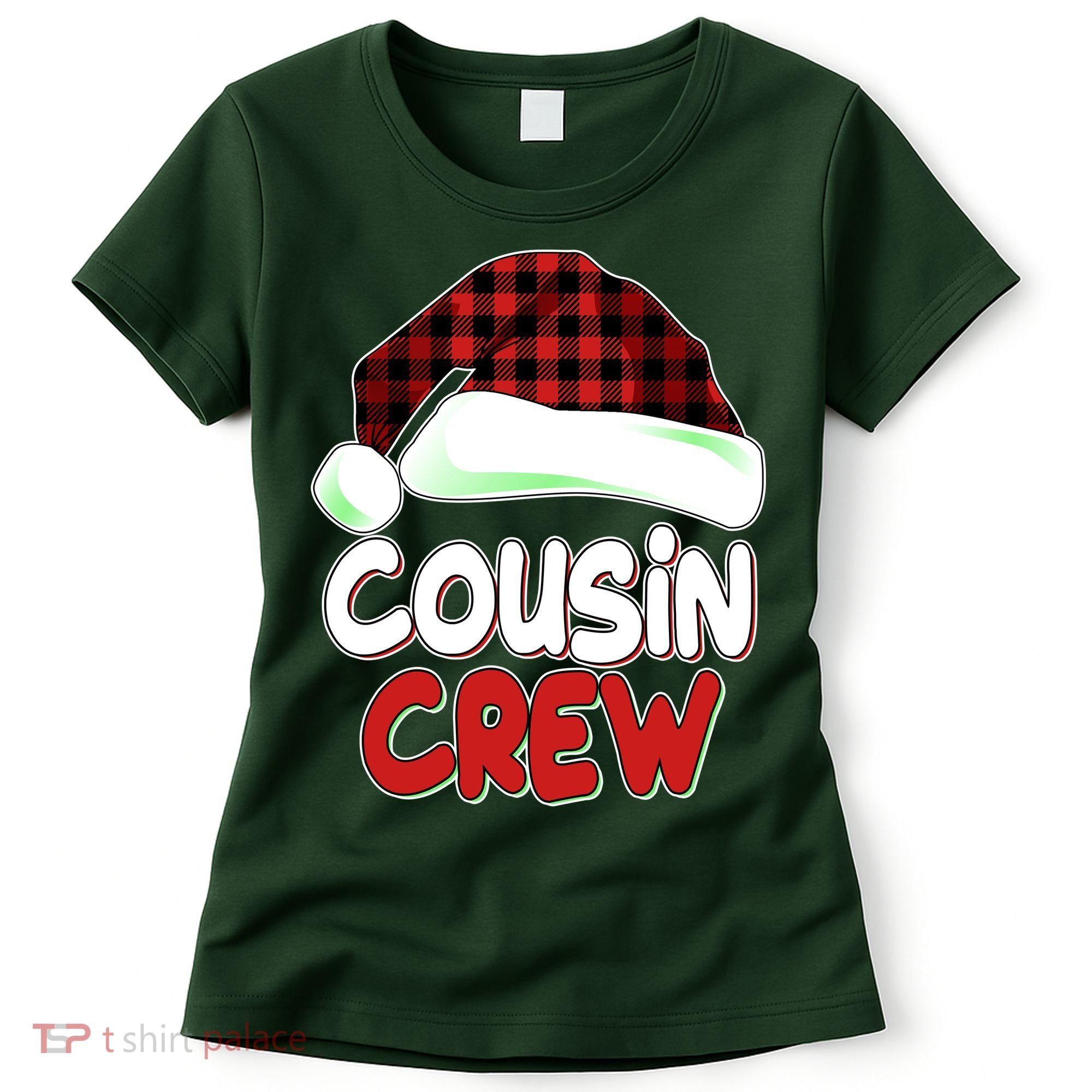 Funny Christmas Cousin Crew Matching Family Shirts Women's T-Shirt