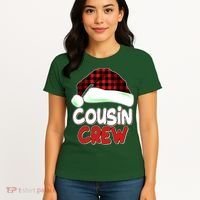 Funny Christmas Cousin Crew Matching Family Shirts Women's T-Shirt thumb 4