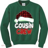 Funny Christmas Cousin Crew Matching Family Shirts Kids Sweatshirt thumb 0