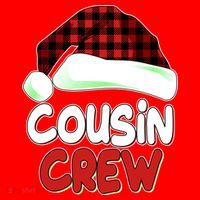 Funny Christmas Cousin Crew Matching Family Shirts Santa Hat thumb 1