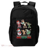 Funny Christmas Dabbing Merry Christ-Mask Backpack thumb 0