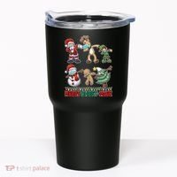 Funny Christmas Dabbing Merry Christ-Mask Tumbler thumb 0