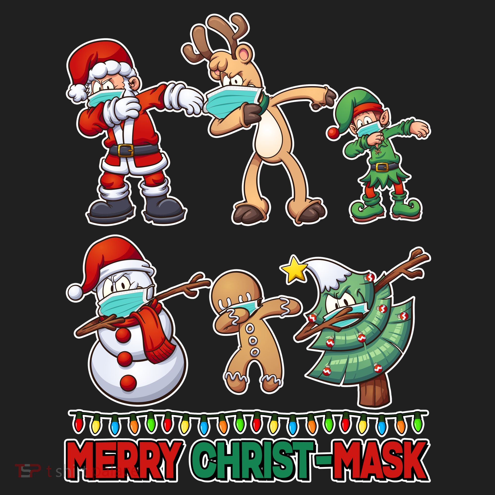 Funny Christmas Dabbing Merry Christ-Mask Tumbler