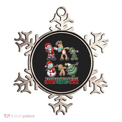Funny Christmas Dabbing Merry Christ-Mask Ornament