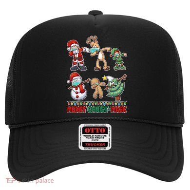Funny Christmas Dabbing Merry Christ-Mask Hat
