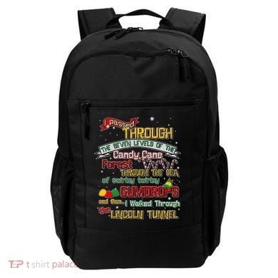 Funny Christmas Elf Map Backpack