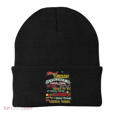 Funny Christmas Elf Map Beanie