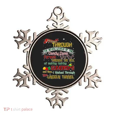 Funny Christmas Elf Map Ornament