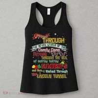 Funny Christmas Elf Map Women's Tank Top thumb 3