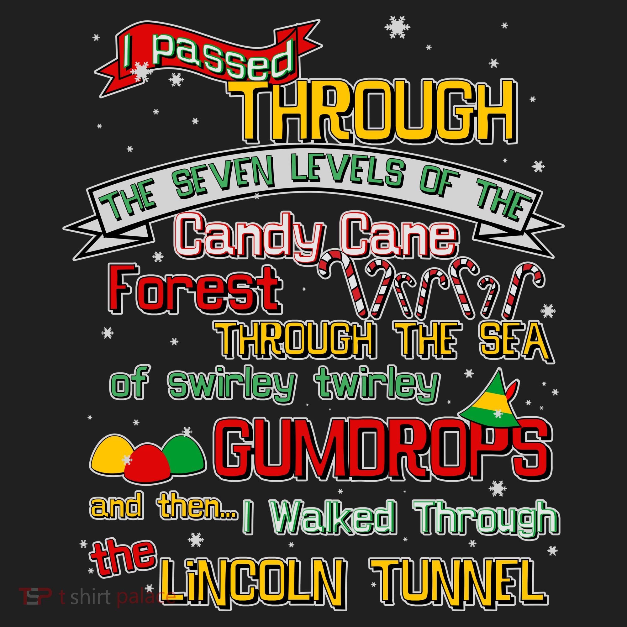 Funny Christmas Elf Map Hat