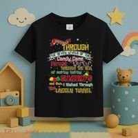 Funny Christmas Elf Map Toddler T-Shirt thumb 3