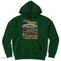 Funny Christmas Elf Map Hoodie thumb 0