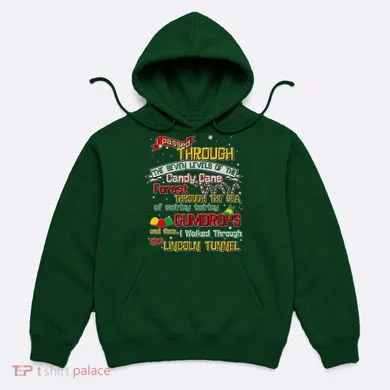 Funny Christmas Elf Map Hoodie