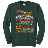 Funny Christmas Elf Map Sweatshirt thumb 0